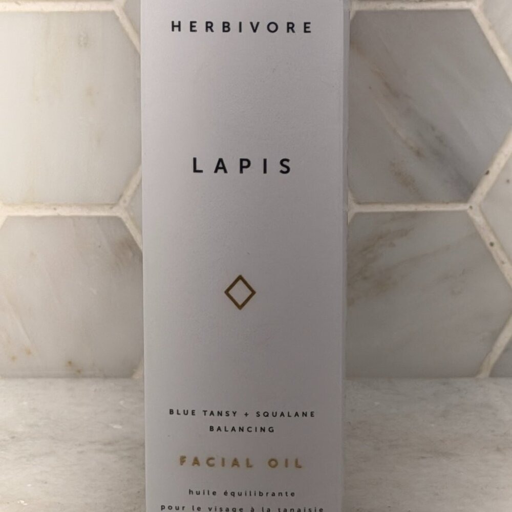HERBIVORE Lapis Balancing Facial Oil with Blue Tansy + Squalane, Safe for Acne-P